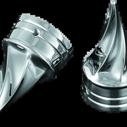 Kuryakyn Twisted Axle Caps For Chrome