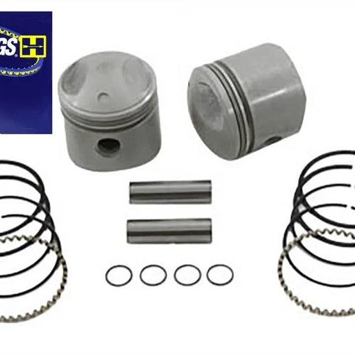 Replica 74 inch Overhead Valve Piston Set.020 Oversize for Harley-Davidson