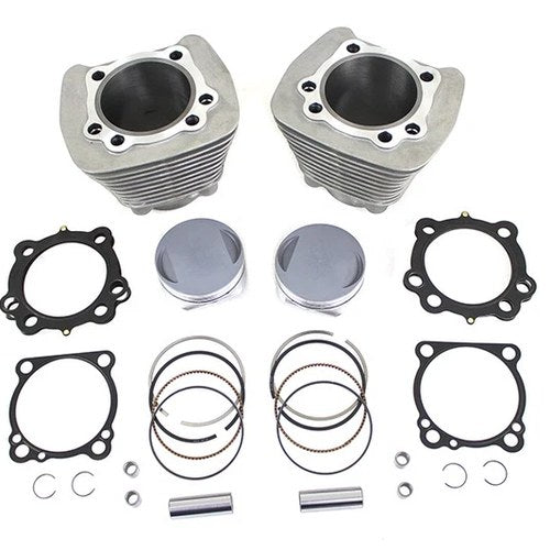 1270cc Cylinder and Piston Conversion Kit Silver for Harley-Davidson