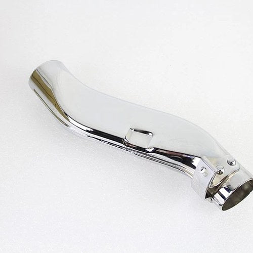 Flat " Pipe with Tab Chrome for Harley-Davidson
