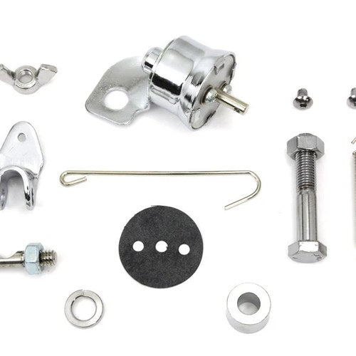 Chrome Pull Type Brake Switch Kit for Harley-Davidson