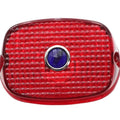 Tail Lamp Lens Red with Blue Dot for Harley-Davidson