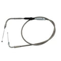 Braided Stainless Steel Throttle Cable with 40 inch Casing for Harley-Davidson