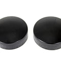 Replica Eaton Style Gas Cap Set Vented Black for Harley-Davidson