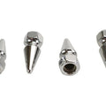 Chrome Pike Nut Fine 5/16 inch-24 Thread for Harley-Davidson