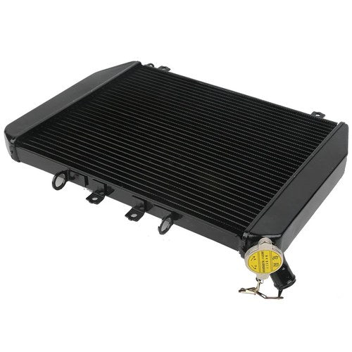 Black Radiator Cooling Cooler Fit For Kawasaki Ninja ZX 12R ZX-12R 2000-2001