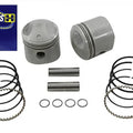 Replica 74 inch Overhead Valve Piston Set.050 Oversize for Harley-Davidson