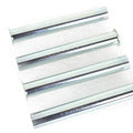 Replica Inner Pushrod Cover Tube Set White Zinc Plated for Harley-Davidson