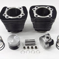 XL 1200cc Cylinder and Piston Kit Black for Harley-Davidson
