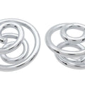 Chrome 1 inch Seat Spring Set for Harley-Davidson