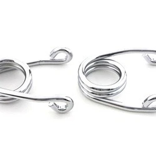 Chrome 2 inch Hair Seat Spring Set for Harley-Davidson