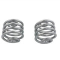 Chrome 2 inch Seat Spring Set for Harley-Davidson