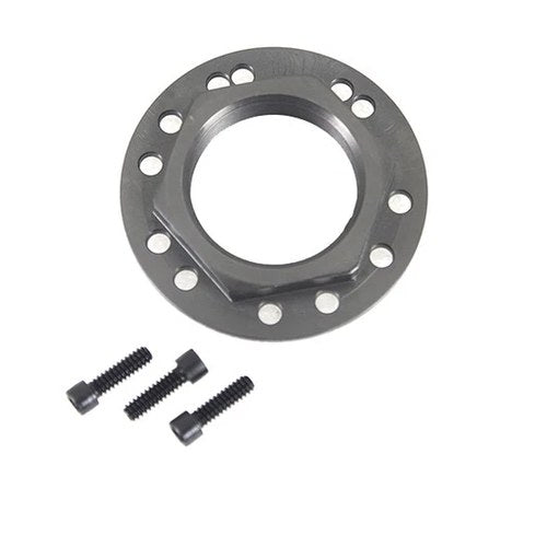 Hex Flange Sprocket Nut Black for Harley-Davidson