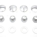 Rocker Arm Slotted Chrome Cover Plug Kit for Harley-Davidson