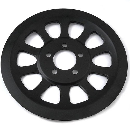 Outer Pulley Cover 66 Tooth Black for Harley-Davidson