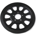 Outer Pulley Cover 66 Tooth Black for Harley-Davidson