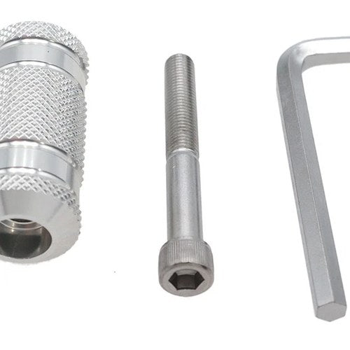 Silver Knurled Four Grooved Shifter Peg for Harley-Davidson