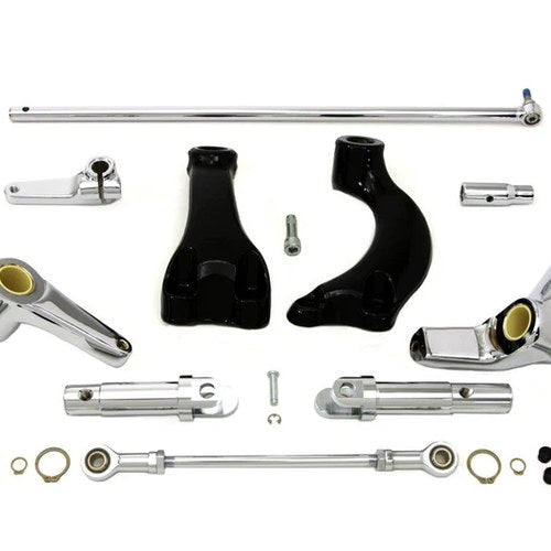 Chrome Forward Control Kit with Pegs for Harley-Davidson
