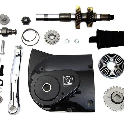 Kick Starter Conversion Kit Black for Harley-Davidson