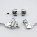 Contour Style Chrome Handlebar Control Kit for Harley-Davidson
