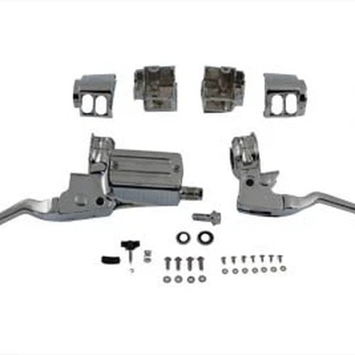 Chrome Handlebar Control Kit for Harley-Davidson