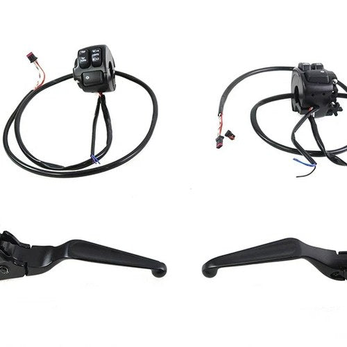 Handlebar Control Kit Black for Harley-Davidson