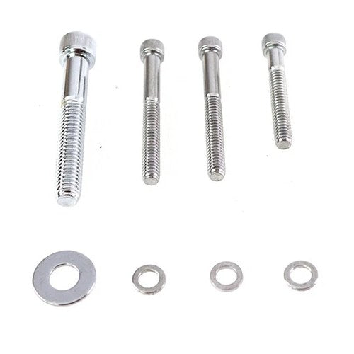 Sprocket Cover Screw Kit Chrome for Harley-Davidson