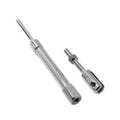 Zinc Plated Kelsey Mid Brake Plunger Kit for Harley-Davidson