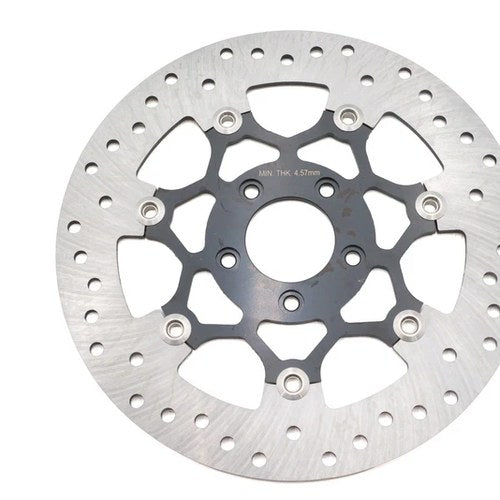 Floating Stainless Steel & Black 11.8 inch Front Brake Disc for Harley-Davidson
