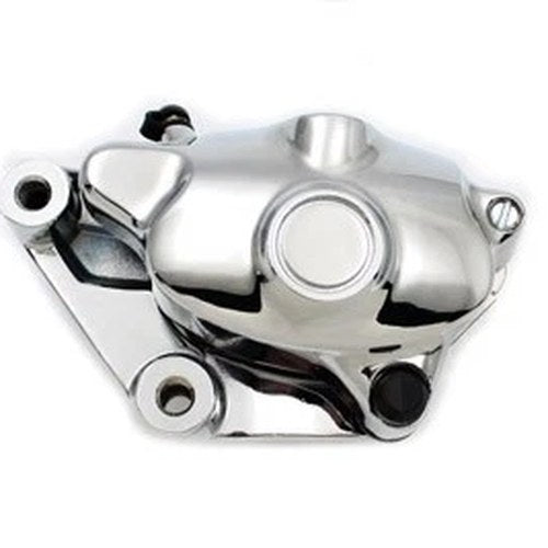 Chrome 2 Piston Front Brake Caliper Left Side for Harley-Davidson