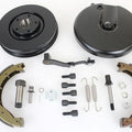 Front Brake Backing Plate Kit Black for Harley-Davidson
