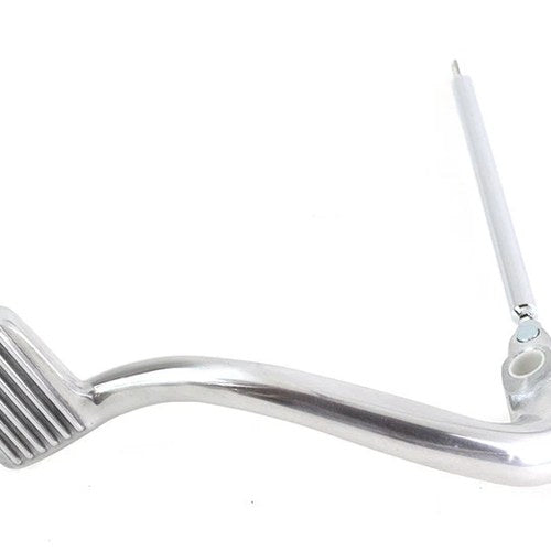 Fxd Rear Brake Pedal with Rod Polished for Harley-Davidson