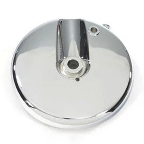 Front Brake Backing Plate Left Side Chrome for Harley-Davidson