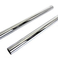 Hard Chrome Fork Tube Set 4 inch Over Stock for Harley-Davidson