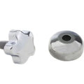 Chrome Fork Damper Knob with Cover for Harley-Davidson