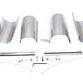 Chrome Upper Fork Covers for Harley-Davidson