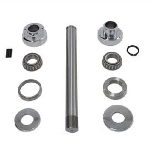 3� Raked Fork Neck Cup Kit Chrome for Harley-Davidson
