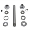 3� Raked Fork Neck Cup Kit Chrome for Harley-Davidson