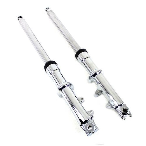 41mm Fork Slider Assembly with Chrome Sliders for Harley-Davidson