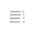 Bolt Set for Front Brake Caliper Dual Disc Chrome for Harley-Davidson