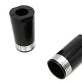 Black Fork Slider Cover Set Tapered Style for Harley-Davidson