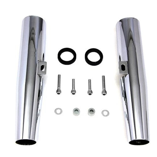 Chrome 39mm Fork Shrouds for Harley-Davidson