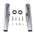Chrome 39mm Fork Shrouds for Harley-Davidson