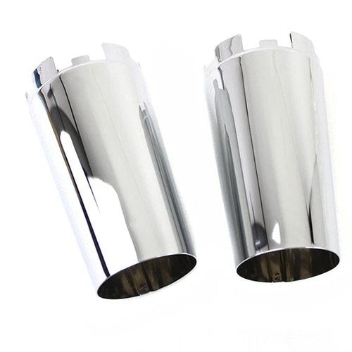 Upper Fork Slider Cover Set Chrome for Harley-Davidson