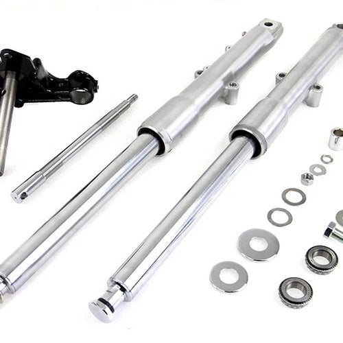 41mm Fork Assembly with Polished Sliders for Harley-Davidson