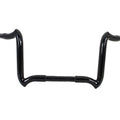 10 inch Road Glide Handlebar without Indents Black for Harley-Davidson