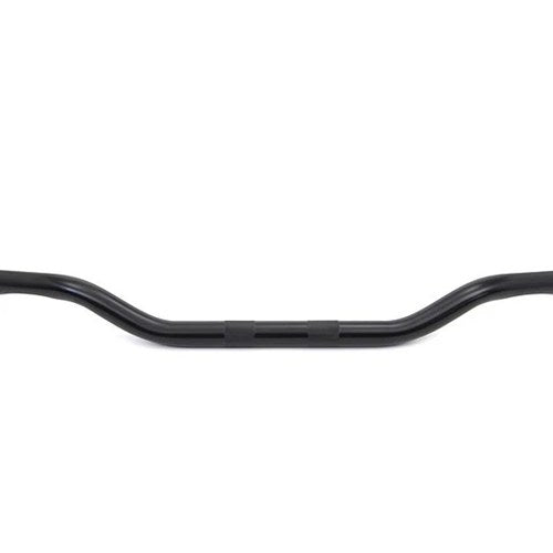 Black 2 inch Drag Handlebar with Indents for Harley-Davidson