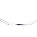Flat Drag Handlebar without Indents Chrome for Harley-Davidson