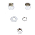 Front Axle Spacer Kit Smooth Style for Harley-Davidson