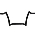 9 inch Double Drop Z Handlebar Black for Harley-Davidson